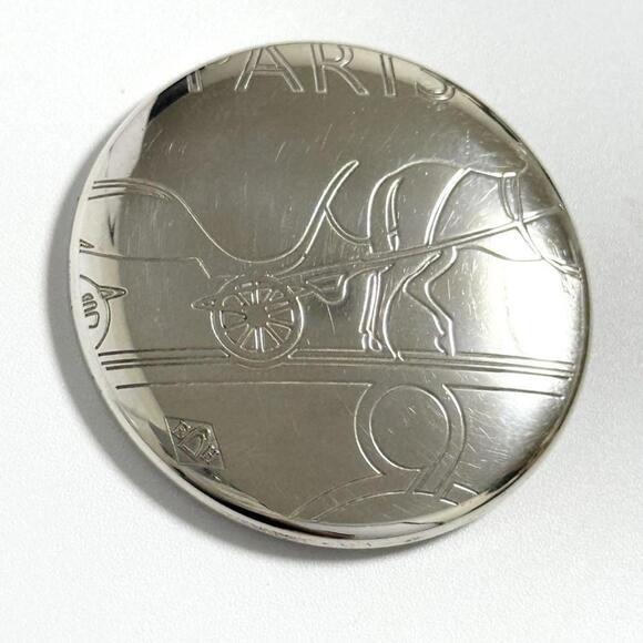 HERMES Vintage Silver Brooch - Picture 3 of 10